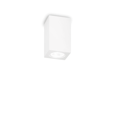 Plafonnier TOWER PL1 SMALL SQUARE Blanc 35W max IDEAL LUX 155791