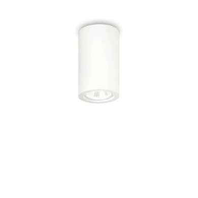 Plafonnier TOWER PL1 SMALL ROUND Blanc 35W max IDEAL LUX 155869