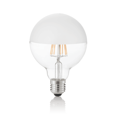 Ampoule (x10) 8W E27 Blanc Satiné D9,5 IDEAL LUX 157597
