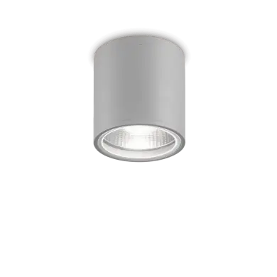 Plafonnier GUN PL1 Gris 28W max IDEAL LUX 163642