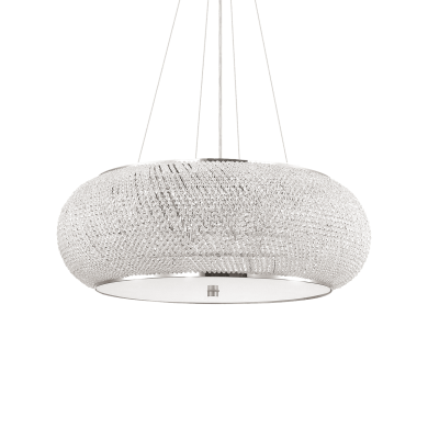 Suspension PASHA SP14 Chromé 40W max IDEAL LUX 164977