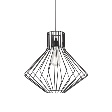 Suspension AMPOLLA-4 SP1 Noir 60W max IDEAL LUX 167497