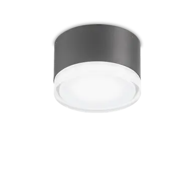 Plafonnier URANO PL1 SMALL Anthracite 15W max IDEAL LUX 168111