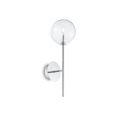 Applique Murale EQUINOXE Chrome G4 1x2W IDEAL LUX 200132