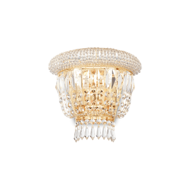 Applique Murale DUBAI Laiton E14 2x40W IDEAL LUX 201023