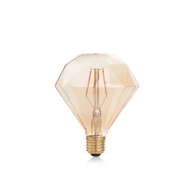 Ampoule (x10) 4W E27 Ambré D10,5 IDEAL LUX 201269