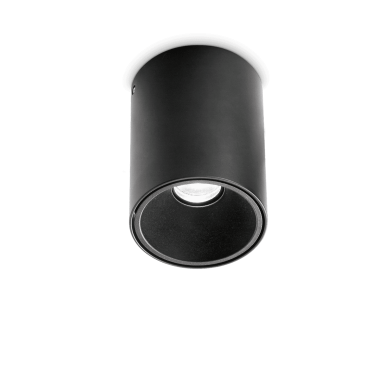 Plafonnier NITRO Noir LED 15W Rond IDEAL LUX 205984