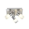 Plafonnier 3 lumières LEA 3x3W E14 ACIER CHROME BRILLIANT G32434/77