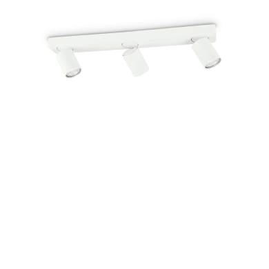 Plafonnier RUDY Blanc 3xGU10 35W IDEAL LUX 229065