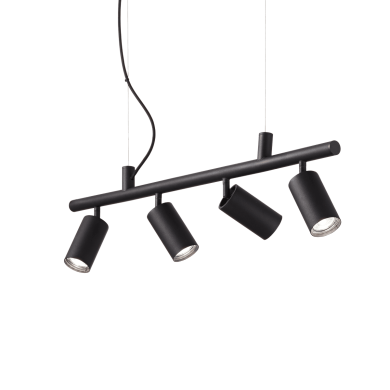 Suspension DYNAMITE Noir 4xGU10 28W IDEAL LUX 231341