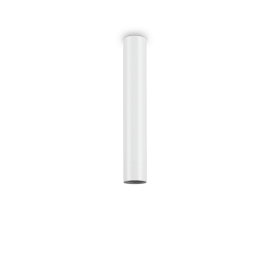 Plafonnier LOOK Blanc Chromé 1xGU10 28W H40 IDEAL LUX 233215