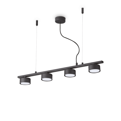 Suspension MINOR Noir 4xGX53 15W IDEAL LUX 235455