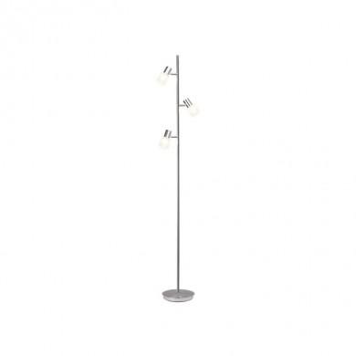 Lampadaire a 3 lumières LEA 3x3W E14 ACIER CHROME BRILLIANT G32459/77