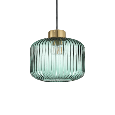 Suspension MINT Vert Noir 1xE27 60W D24 IDEAL LUX 237428