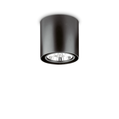 Plafonnier MOOD Noir 1xGU10 50W Rond IDEAL LUX 243450
