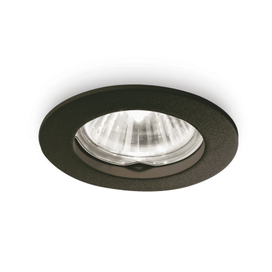 Encastré JAZZ Noir 1xGU10 50W IDEAL LUX 243818