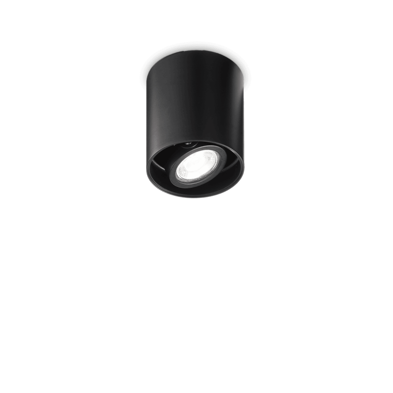 Plafonnier MOOD Noir 1xGU10 28W Rond IDEAL LUX 243924