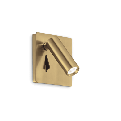 Applique Murale Encastrable LITE Laiton LED 3W IDEAL LUX 250120