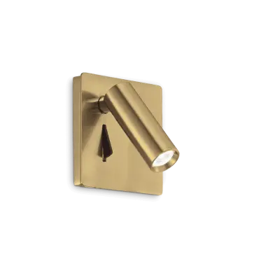 Applique Murale Encastrable LITE Laiton LED 3W IDEAL LUX 250120