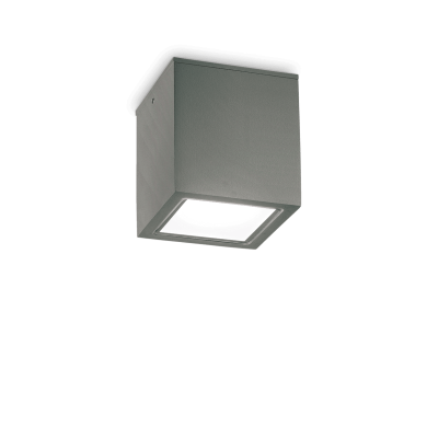 Plafonnier Extérieur TECHO Anthracite 1x20W H16 IDEAL LUX 251516