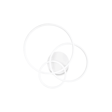 Applique Plafonnier FRAME Blanc 1x40W IDEAL LUX 255019