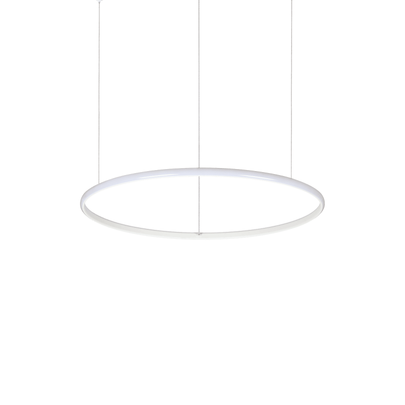 Suspension HULAHOOP Blanc 1x30W IDEAL LUX 258775