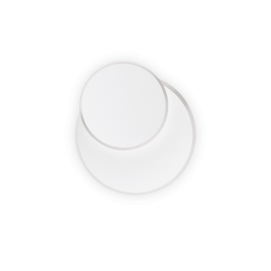 Applique murale Ronde BL246POUCHE Blanc 1x14W IDEAL LUX 259345