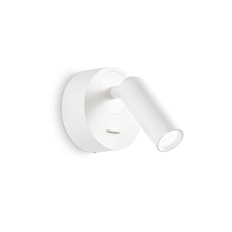 Applique murale BEAN Blanc 1x3W Rond IDEAL LUX 260600