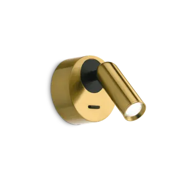 Applique murale BEAN Laiton 1x3,5W IDEAL LUX 260624