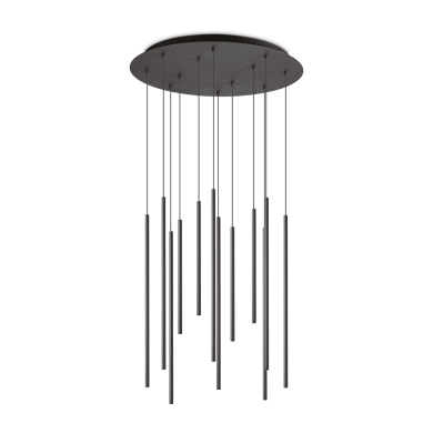 Suspension Filo 12x23W LED Noir IDEAL LUX 263434