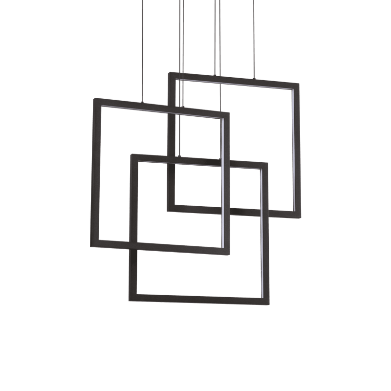 Suspension FRAME Noir 1x80W IDEAL LUX 269375