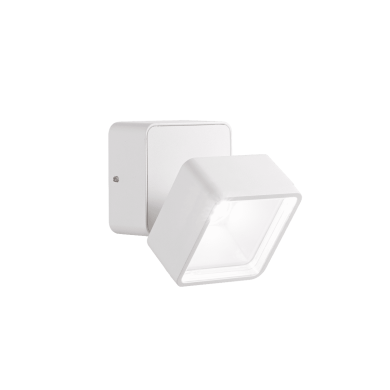 Applique Extérieur Omega Square 1x7W LED Blanc IDEAL LUX 285528