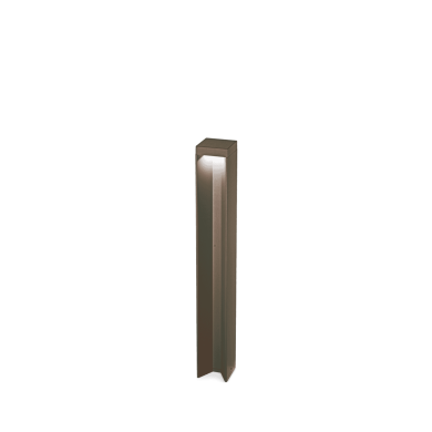 Borne Extérieure Kurt 1x11W LED Café 3000K IDEAL LUX 306858