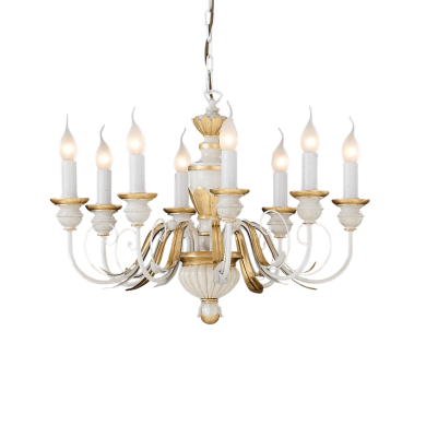 Lustre Design Italien FIRENZE 8x40W IDEAL LUX 12872