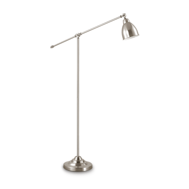 Lampadaire NEWTON Nickel 1x60W IDEAL LUX 15286