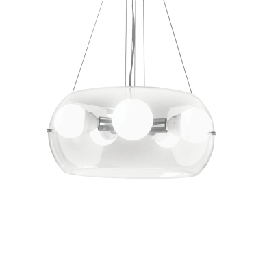 Suspension AUDI-10 Transparent 5x60W IDEAL LUX 16863