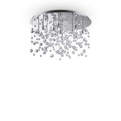 Plafonnier NEVE Chrome 12x40W IDEAL LUX 22239