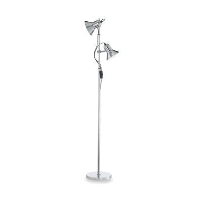 Lampadaire POLLY Chrome 2x60W IDEAL LUX 61122