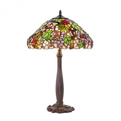 Lampe Art Deco Tiffany RAISIN 2xE27 D40 MYTIFFANY KT9810+P927