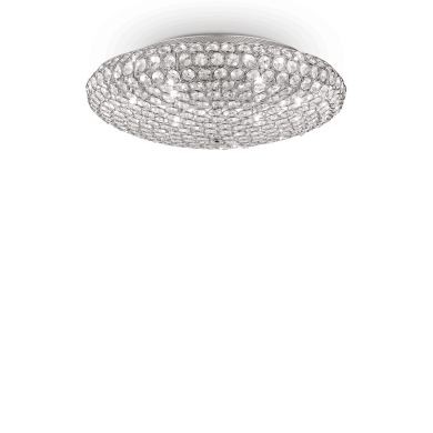 Plafonnier KING Chrome 9x40W IDEAL LUX 73255