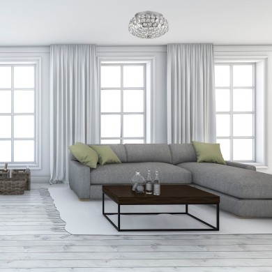 Plafonnier KING Chrome 3x40W IDEAL LUX 75389