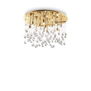 Plafonnier Moonlight 12x40W G9 Or IDEAL LUX 82783