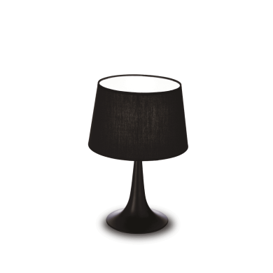 Lampe de chevet LONDON Noir 1x60W IDEAL LUX 110554