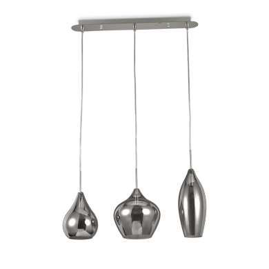Suspension SOFT Fumé 3x40W IDEAL LUX 111865
