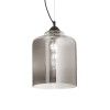 Suspension BISTRO Carré Fumé 1x60W IDEAL LUX 112312