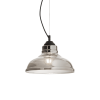 Suspension BISTRO Fumé 1x60W IDEAL LUX 112343