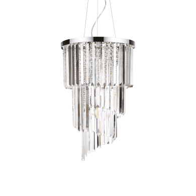 Lustre Suspension Cascade CARLTON SP8 40W IDEAL LUX 117737