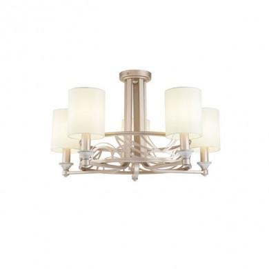 Lustre Vittoria Crème et Or 5x40W E14 MAYTONI H004CL-05BG