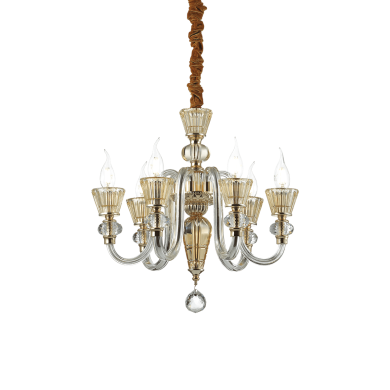 Lustre STRAUSS 6x40W IDEAL LUX 140605