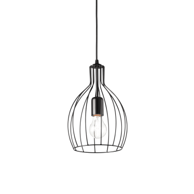 Suspension AMPOLLA-2 Noir 1x60W IDEAL LUX 148151